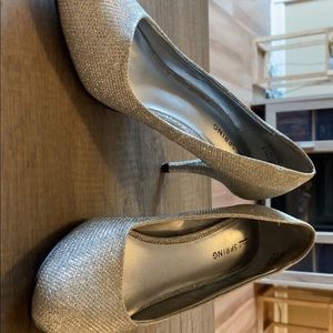 Sparkly Silver heels